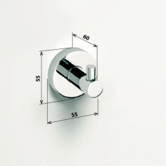 Крючок для полотенец Bemeta Omega 104106022