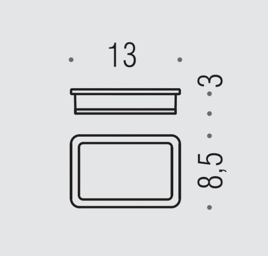 Мыльница Colombo Design Lulu B6240.gold