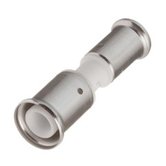 Муфта переходная, ПВДФ пресс (белая), 26x20, HENCO