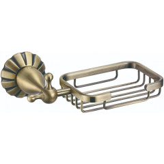 Мыльница решетка настенная Savol S-08932C бронза