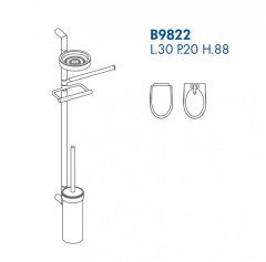 Подвесная стойка  Colombo Design Planets B9822.000