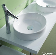 Раковина накладная Duravit Starck без перелива, белая (2321440000)