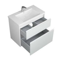 Тумба OWL 1975 Malaren 80, 2 ящика, белая