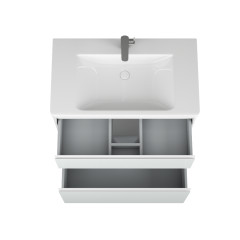 Тумба OWL 1975 Malaren 80, 2 ящика, белая