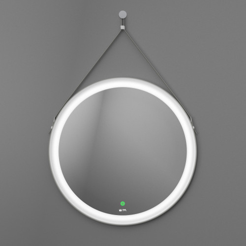 Зеркало OWL 1975 Viken White с LED подсветкой, D650