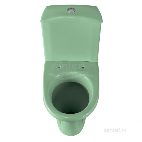 Унитаз-компакт Santeri Вест салатовый 1.P201.8.S04.00B.F