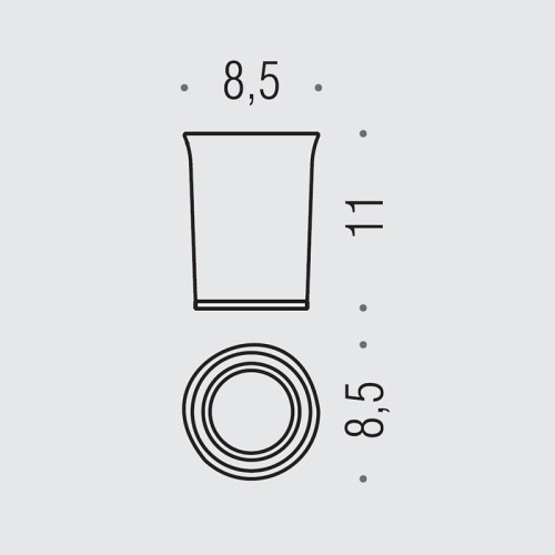 Стакан для зубных щеток Colombo Design Link В2441.000