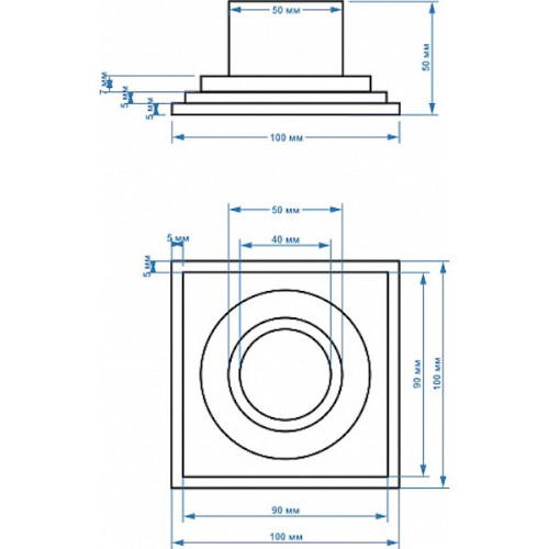 Душевой трап MAGdrain C10Q5-G