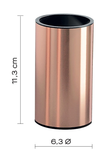 Gedy Elettra, настольный стакан, цвет медь