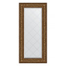 Зеркало настенное с гравировкой EVOFORM в багетной раме виньетка состаренная бронза, 60х130 см, BY 4083