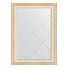 Зеркало настенное с гравировкой EVOFORM в багетной раме старый гипс, 75х102 см, BY 4183