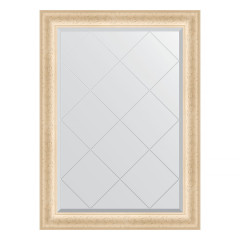 Зеркало настенное с гравировкой EVOFORM в багетной раме старый гипс, 75х102 см, BY 4183