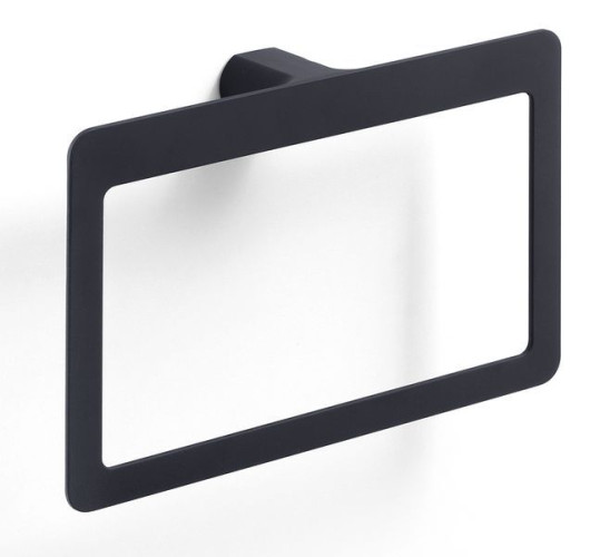 Gedy Pirenei, полотенцедержатель - кольцо, цвет черный матовый