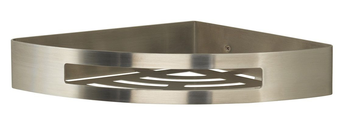 Gedy, решётка угловая 1-уровневая (21х21хh4,5), цвет зачищенный хром