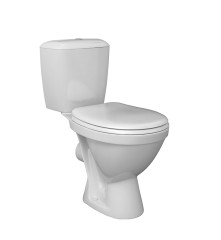 Унитаз-компакт &quot;Паллада&quot; (эконом: 2-реж., полипроп, метал крепеж)