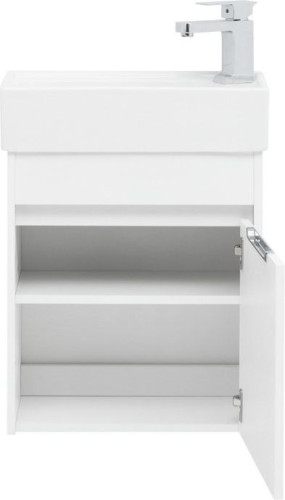 Тумба с раковиной Aquanet Лидс 50 белый
