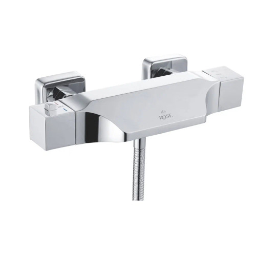 Смеситель для ванны с термостатом Rose R3702, хром