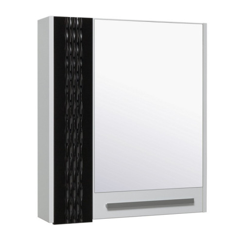 Зеркальный шкаф Runo  Мира 65 черный