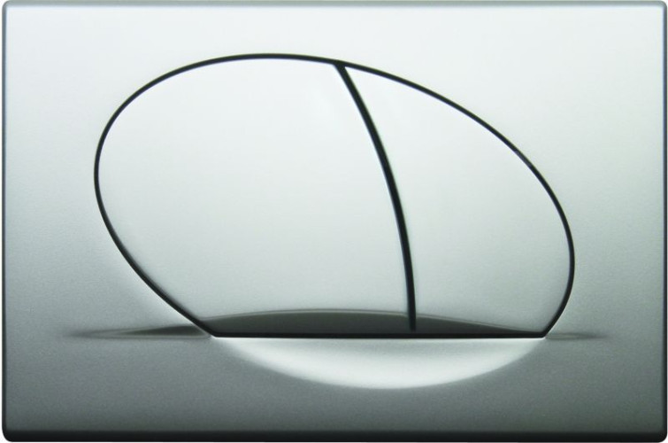 Schwab OvateDuo, панель смыва с двумя клавишами, цвет глянцевый хром