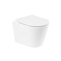 Чаша подвесного унитаза безободкового BelBagno FLAY-R BB053CHR