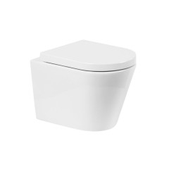 Чаша подвесного унитаза безободкового BelBagno FLAY-R BB053CHR