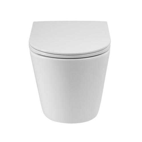 Чаша подвесного унитаза безободкового BelBagno FLAY-R BB053CHR