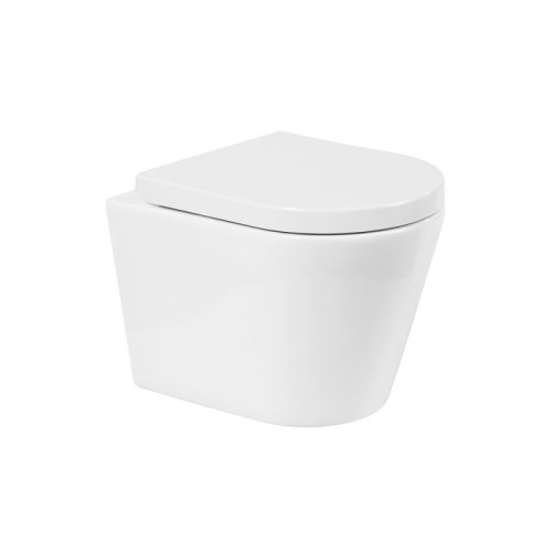 Чаша подвесного унитаза безободкового BelBagno FLAY-R BB053CHR