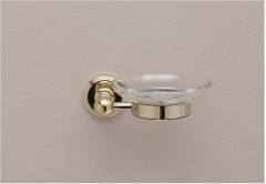 Мыльница для ванной Aquanet 4685, золото