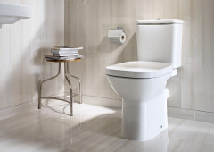 Чаша напольная Roca DEBBA, гориз.выпуск, уст.компл., 655 мм