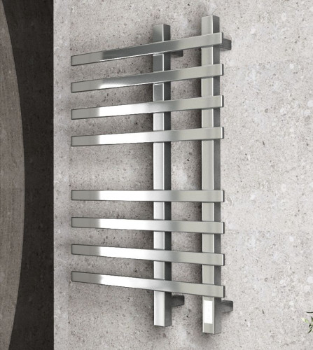 Полотенцесушитель электрический (лесенка) Bauedge Wind DB-0057, 50x80 см