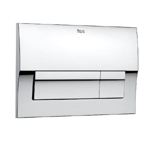 Кнопка смыва Roca 25.5х3.8х17 , пластик, цвет Хром матовый (7.8901.1.70B.2)