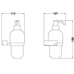 Дозатор для жидкого мыла Schein Rembrandt 062D