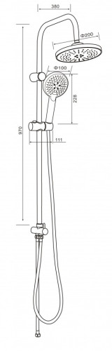 Душевой гарнитур Orange O-Shower OW02