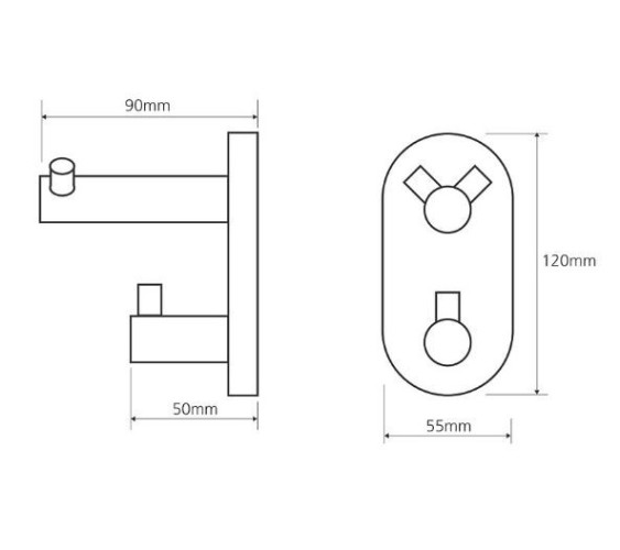Крючок Bemeta Omega 104405222
