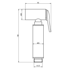 Гигиенический набор Savol SK-PQT01 хром