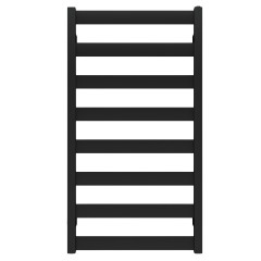 Полотенцесушитель Terma VIVO 910/500 RAL 9005 черный матовый