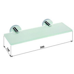 Полка стеклянная Bemeta Omega 104122042