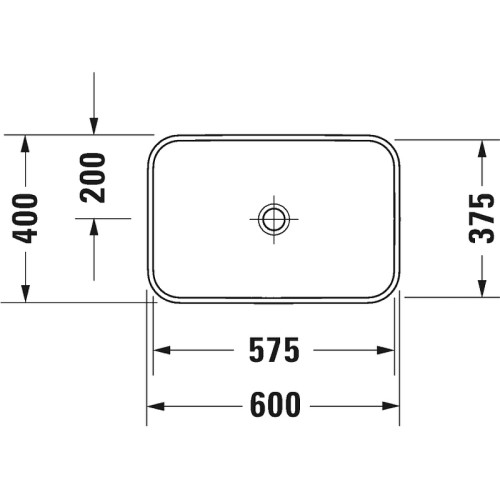 Раковина Duravit Happy D 2 Plus 60 Антрацит матовый (2359601300)