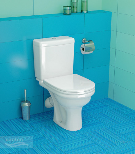 Унитаз-компакт Santeri Визит белый 1.P405.3.S00.00B.F