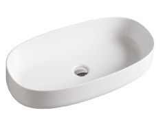 Раковина Artceram Cognac 680*350*150 отверстия для смесителя-отсутствуют белый глянцевый