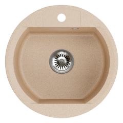 Кухонная мойка Formastone FostoGran Практика, круглая, цвет латте