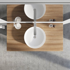 Раковина накладная Ravak UNI 40х40х12 керамика, цвет Белый (XJX01140001)