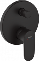 Смеситель для ванны с душем Hansgrohe Vernis Blend, матовый чёрный (71467670)