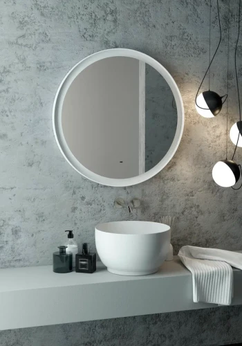 Зеркало Континент Planet white Led D 800 с бесконтактным сенсором