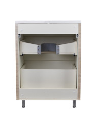 Тумба напольная Style Line Атлантика 60, Люкс ясень перламутр, PLUS