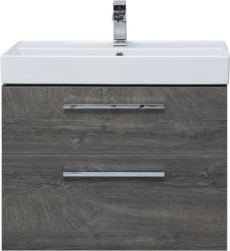 Тумба с раковиной Aquanet Nova 75 дуб рошелье (2 ящика)