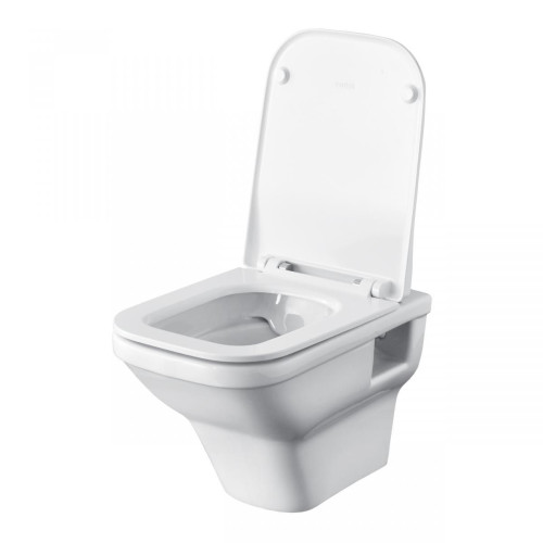 Пэк Santek Лайн подвесная чаша rimless + инсталляция + сиденье Slim, SoftClose + панель смыва белая (1.WH50.1.750)