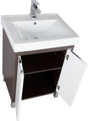 Тумба с раковиной Aquanet Гретта 60 венге (2 дверцы)