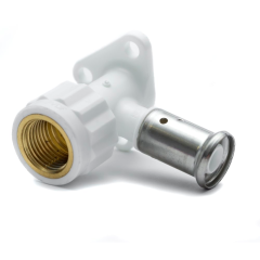 Водорозетка ВР, ПВДФ пресс (белая), 20x1/2&quot; (56 мм), HENCO