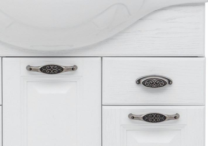 Тумба с раковиной Aquanet Тесса Декапе 85 белый